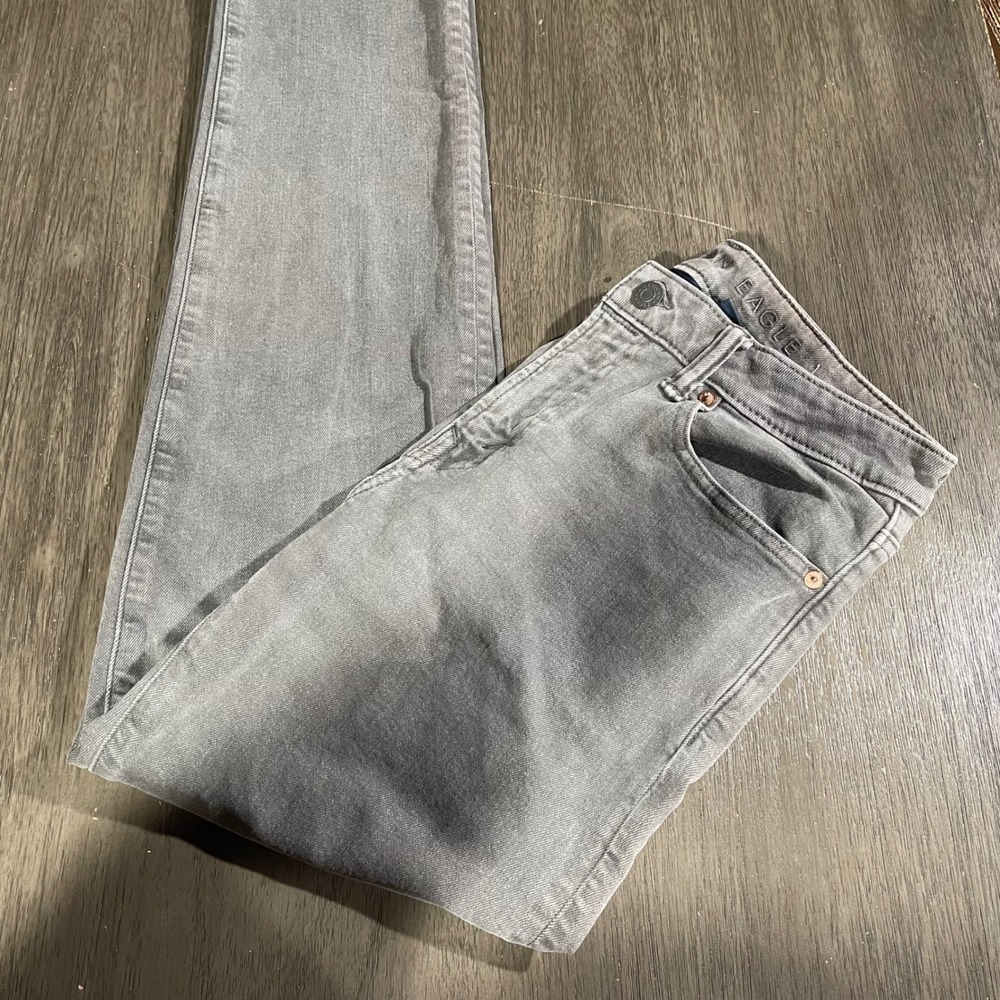 American Eagle Mens 30x34 Grey AirFlex+ Slim Jeans 2311530268